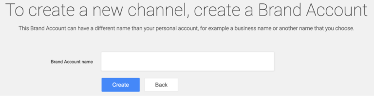 How to choose a  Channel Name, Creating a Brand