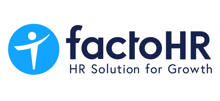 Logo of factohr, an hr solution service.