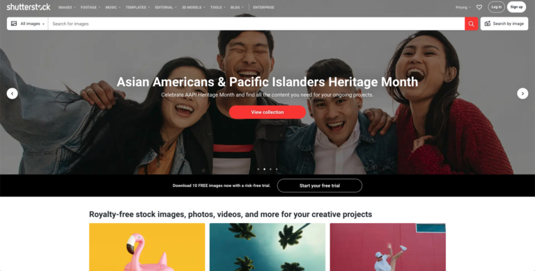 Three joyful individuals celebrating Asian American and Pacific Islanders heritage at one of the best sites for free images.