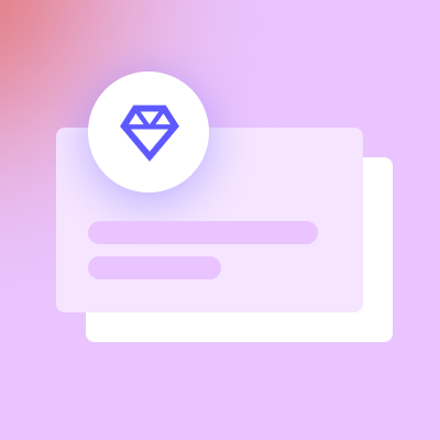 Graphic design of a login interface with a diamond icon using Biteable video maker.