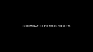 Title screen with text 'Biteable video maker presents incriminating pictures'.