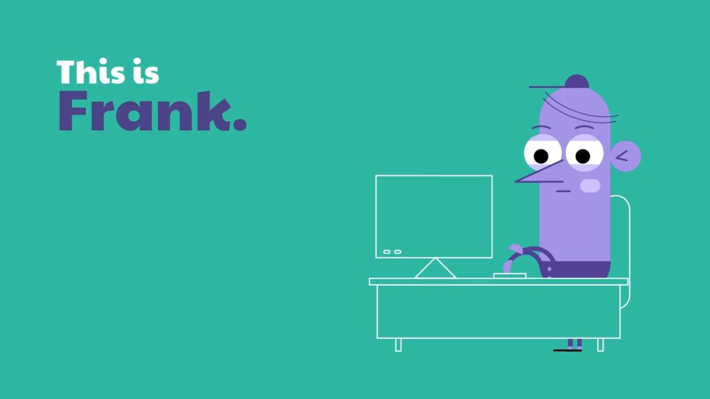 Frank Character Explainer | Animated Video Templates | Biteable