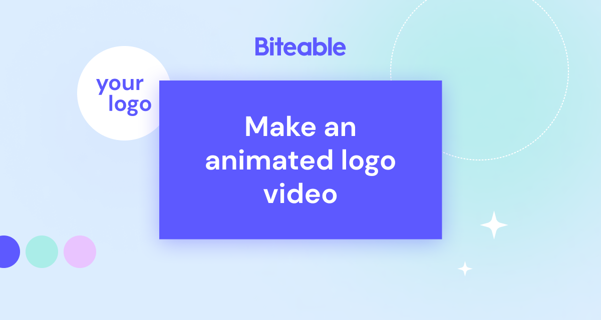 Animated Logo Maker I Make a Video Logo Online I Biteable