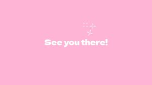 Pink background with the text "Quiz Night Event" in white, accompanied by a small sparkle graphic.