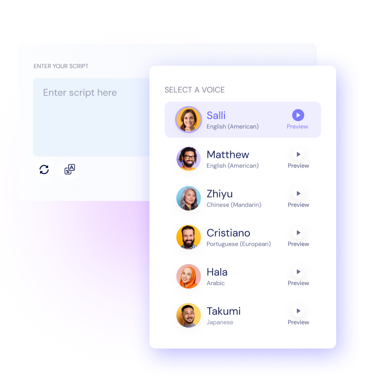 AI voices to take you global